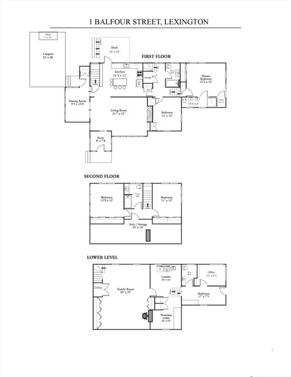 4 bed, 3 bath apartment for rent at 1 Balfour St, Lexington — photo 22 of 23