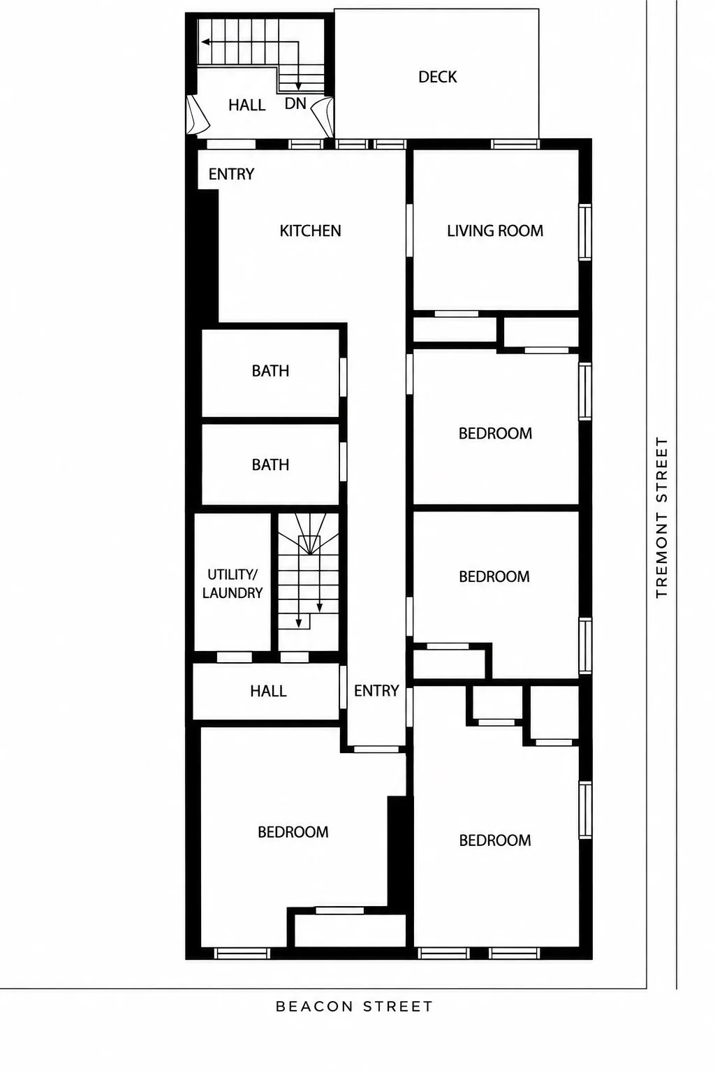4 bed, 2 bath apartment for rent at 1 Beacon St Unit 3L, Union Square — photo 20 of 20