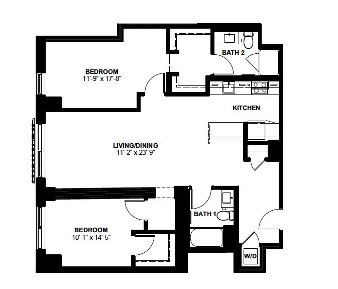 2 bed, 2 bath apartment for rent at 1 Canal St Unit 405, West End — photo 14 of 14