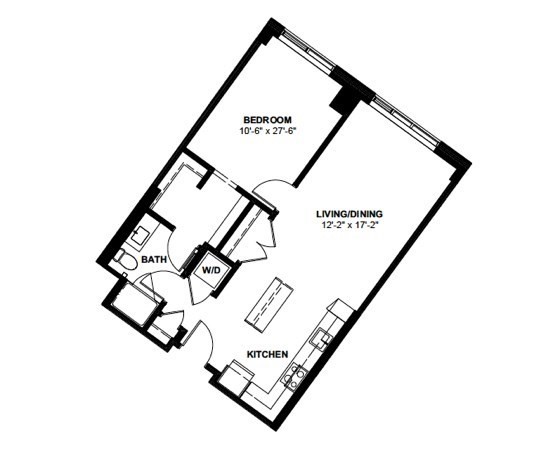 1 bed, 1 bath apartment for rent at 1 Canal St Unit 416, North End — photo 11 of 11
