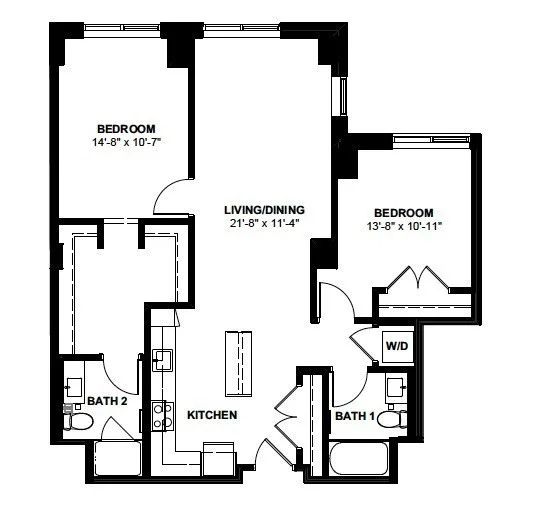 2 bed, 2 bath apartment for rent at 1 Canal St Unit 420, West End — photo 12 of 12