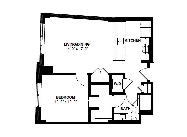 1 bed, 1 bath apartment for rent at 1 Canal St Unit 428, North End — photo 10 of 10