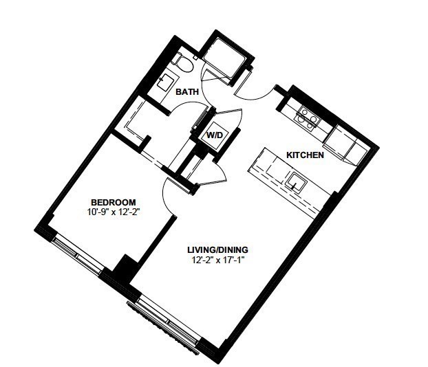 1 bed, 1 bath apartment for rent at 1 Canal St Unit 511, North End — photo 12 of 12