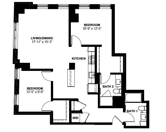 2 bed, 2 bath apartment for rent at 1 Canal St Unit 525, North End — photo 13 of 13