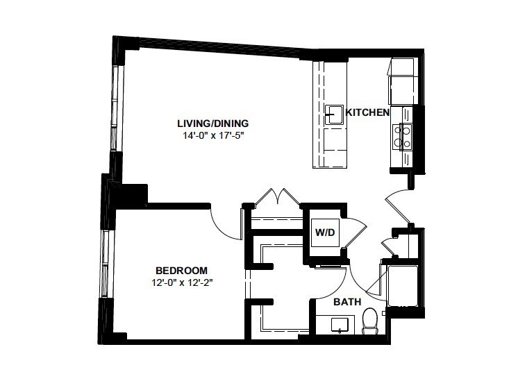 1 bed, 1 bath apartment for rent at 1 Canal St Unit 528, North End — photo 11 of 11