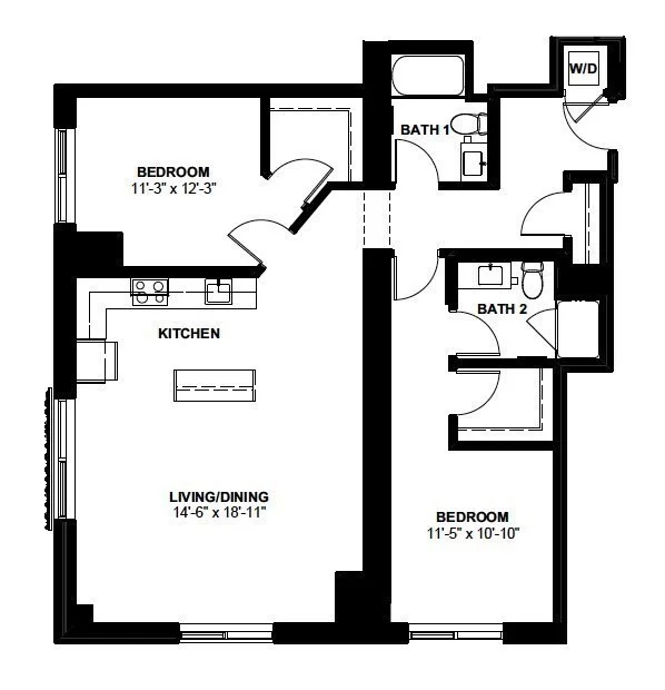 2 bed, 2 bath apartment for rent at 1 Canal St Unit 604, West End — photo 12 of 12