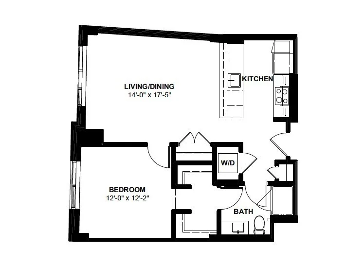 1 bed, 1 bath apartment for rent at 1 Canal St Unit 628, North End — photo 11 of 11