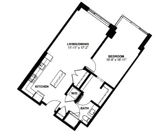 1 bed, 1 bath apartment for rent at 1 Canal St Unit 710, North End — photo 10 of 10