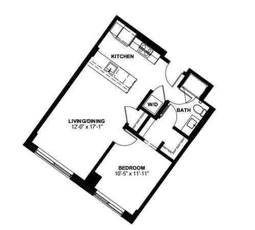 1 bed, 1 bath apartment for rent at 1 Canal St Unit 715, North End — photo 10 of 10