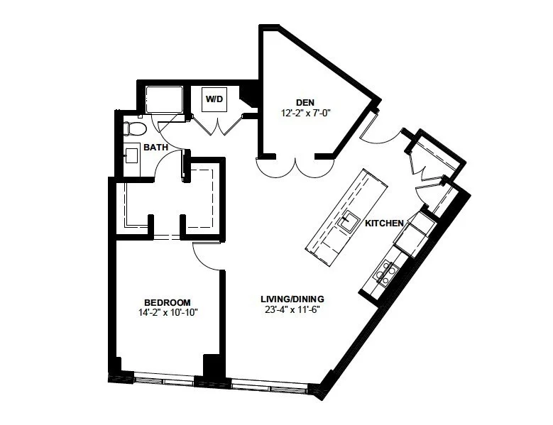 1 bed, 1 bath apartment for rent at 1 Canal St Unit 717, North End — photo 11 of 11