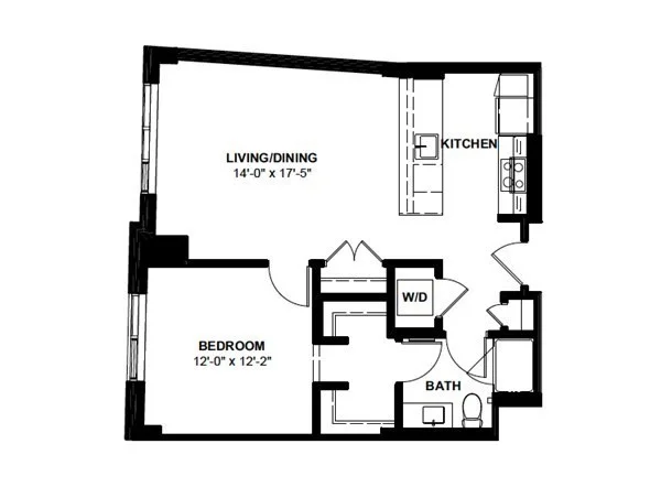 1 bed, 1 bath apartment for rent at 1 Canal St Unit 728, North End — photo 10 of 10