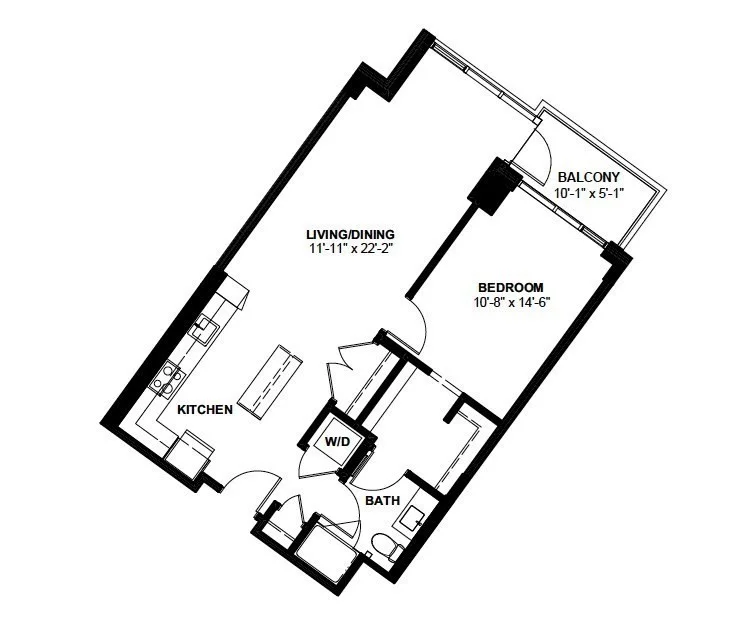 1 bed, 1 bath apartment for rent at 1 Canal St Unit 810, West End — photo 12 of 12