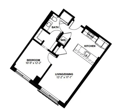 1 bed, 1 bath apartment for rent at 1 Canal St Unit 811, North End — photo 10 of 10