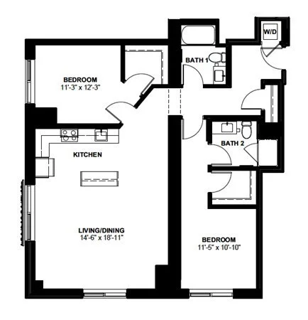 2 bed, 2 bath apartment for rent at 1 Canal St Unit 904, North End — photo 10 of 10