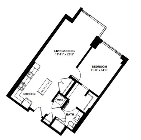 1 bed, 1 bath apartment for rent at 1 Canal St Unit 912, North End — photo 10 of 10