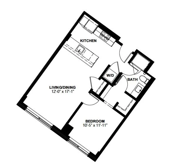 1 bed, 1 bath apartment for rent at 1 Canal St Unit 915, West End — photo 11 of 11