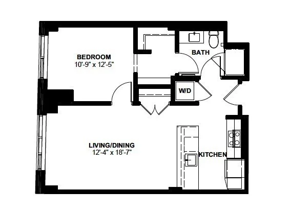 1 bed, 1 bath apartment for rent at 1 Canal St Unit 930, North End — photo 11 of 11