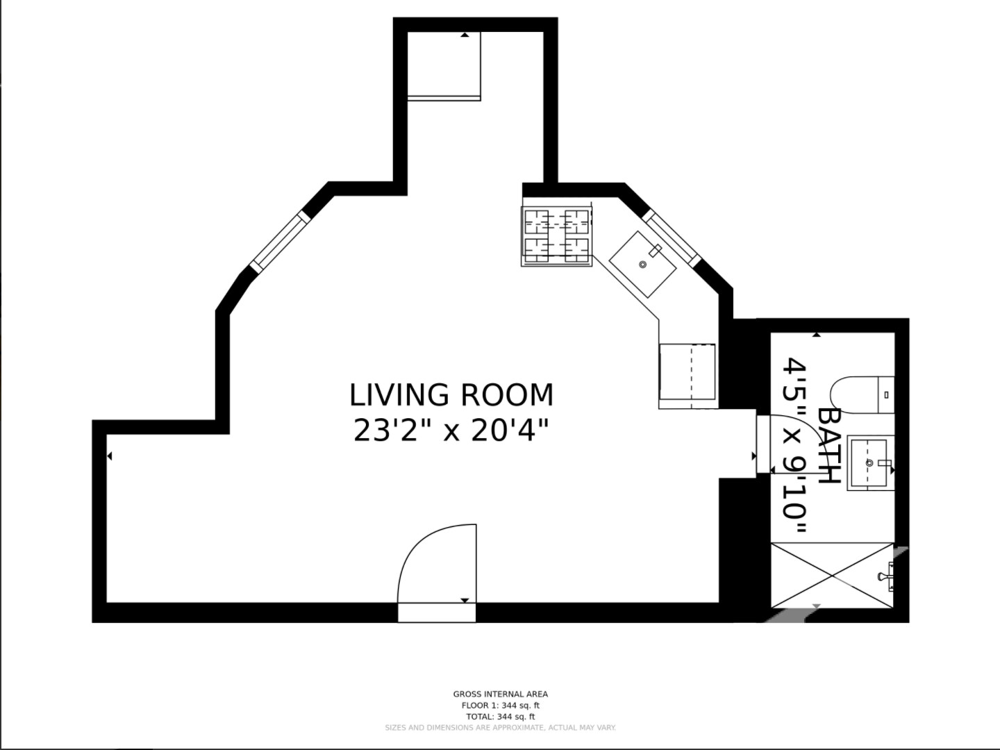 Studio bed, 1 bath apartment for rent at 1 Gloucester St Unit Bf, Back Bay — photo 13 of 14