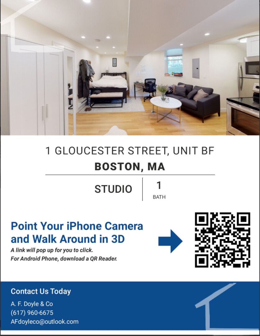 Studio bed, 1 bath apartment for rent at 1 Gloucester St Unit Bf, Back Bay — photo 14 of 14