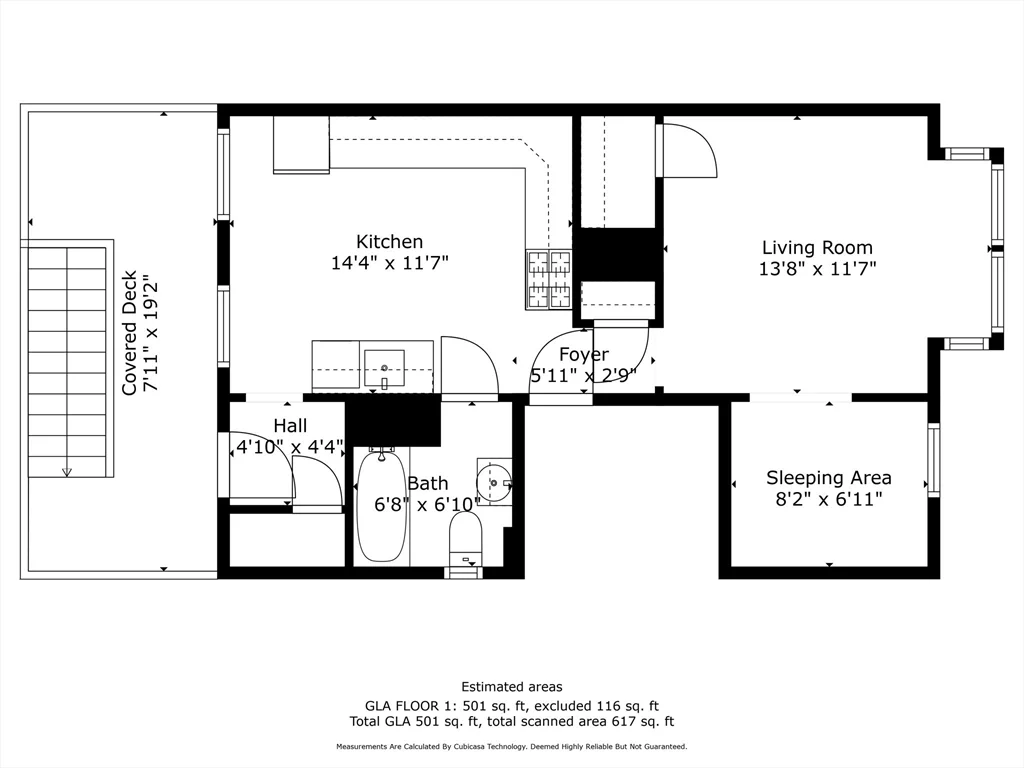 Studio bed, 1 bath apartment for rent at 1 Ipswich Pl Unit 3, East Boston — photo 8 of 8