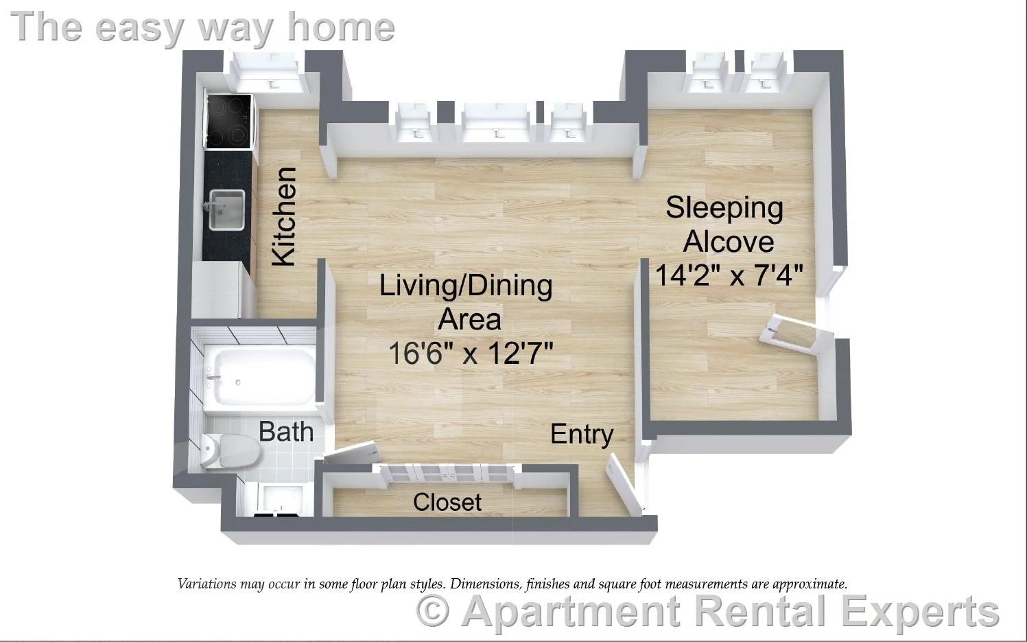 1 bed, 1 bath apartment for rent at 1 Langdon St Unit 34, Harvard Square — photo 5 of 5