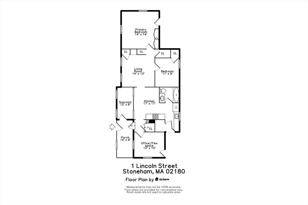 2 bed, 1 bath apartment for rent at 1 Lincoln St Unit 1, Stoneham — photo 27 of 29