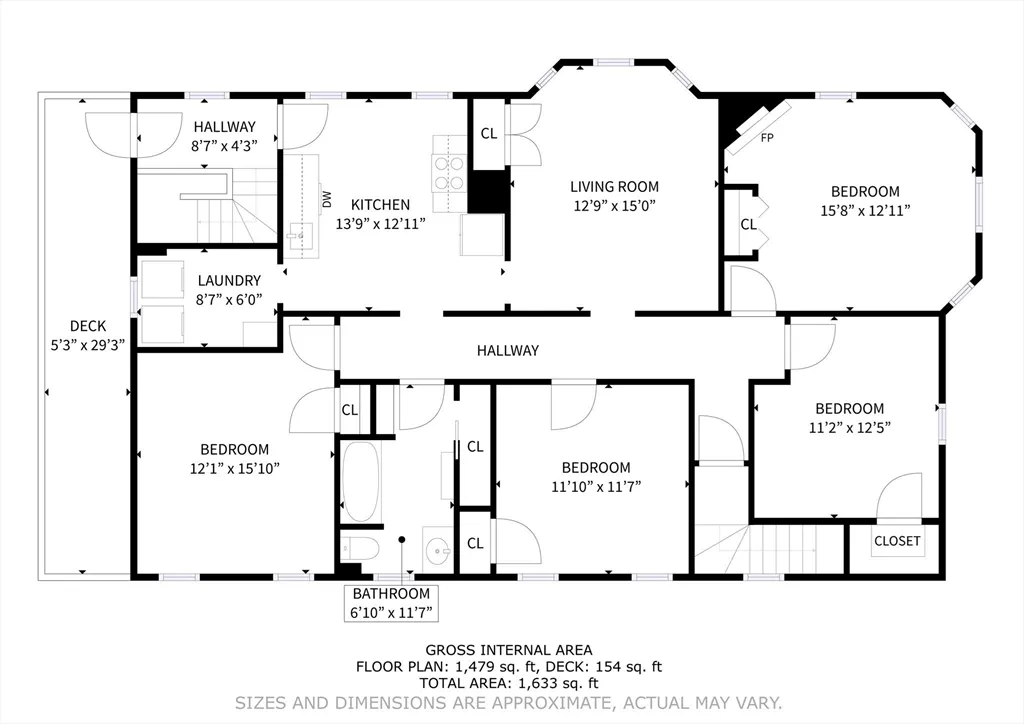 4 bed, 1 bath apartment for rent at 1 Orient Ave Unit 3C, East Boston — photo 22 of 25