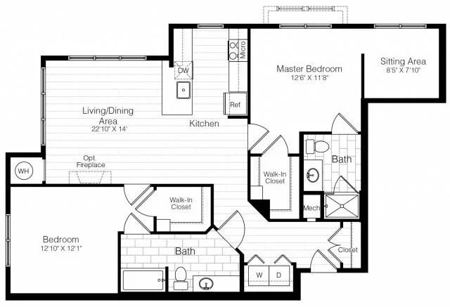 2 bed, 2 bath apartment for rent at 1 Repton Pl Unit 1230, Watertown — photo 3 of 3