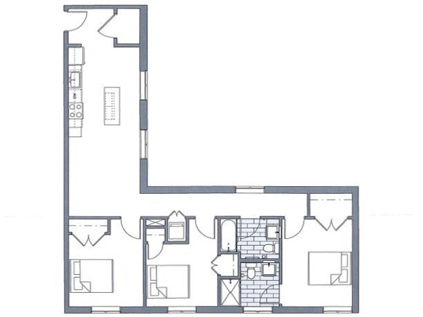 3 bed, 2 bath apartment for rent at 10 Essex St Unit 301, Central Square — photo 11 of 11