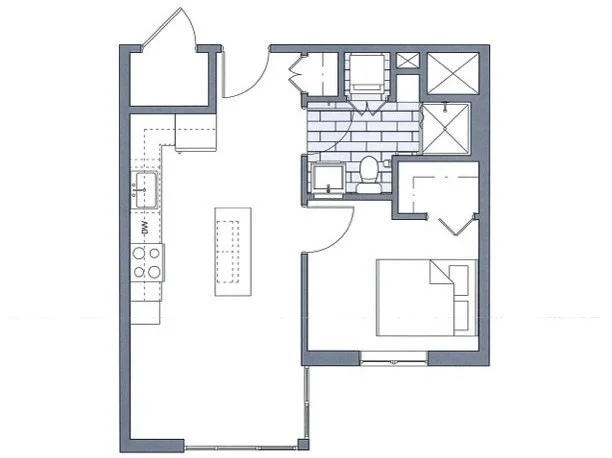 1 bed, 1 bath apartment for rent at 10 Essex St Unit 407, Central Square — photo 9 of 9
