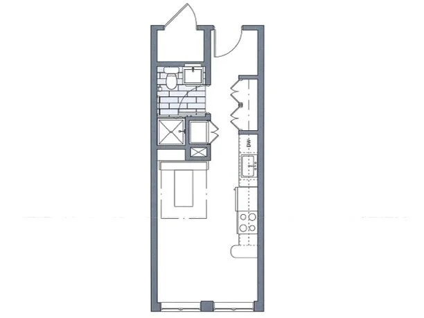 Studio bed, 1 bath apartment for rent at 10 Essex St Unit 603, Central Square — photo 6 of 6