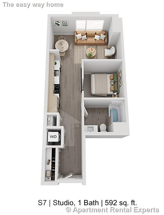 1 bed, 1 bath apartment for rent at 10 Inner Belt Rd Unit 304, Union Square — photo 3 of 3