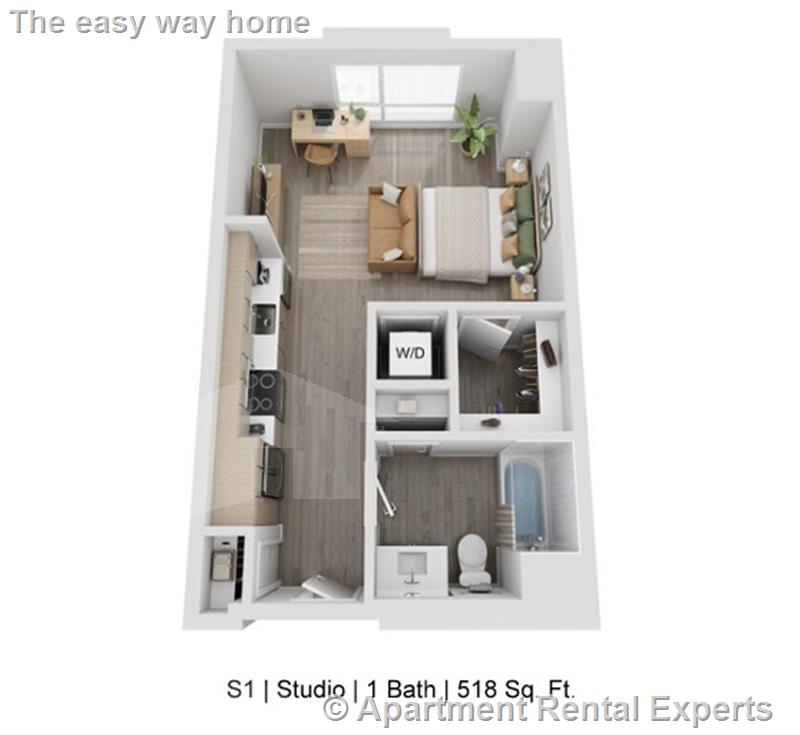1 bed, 1 bath apartment for rent at 10 Inner Belt Rd Unit 707, Union Square — photo 7 of 7
