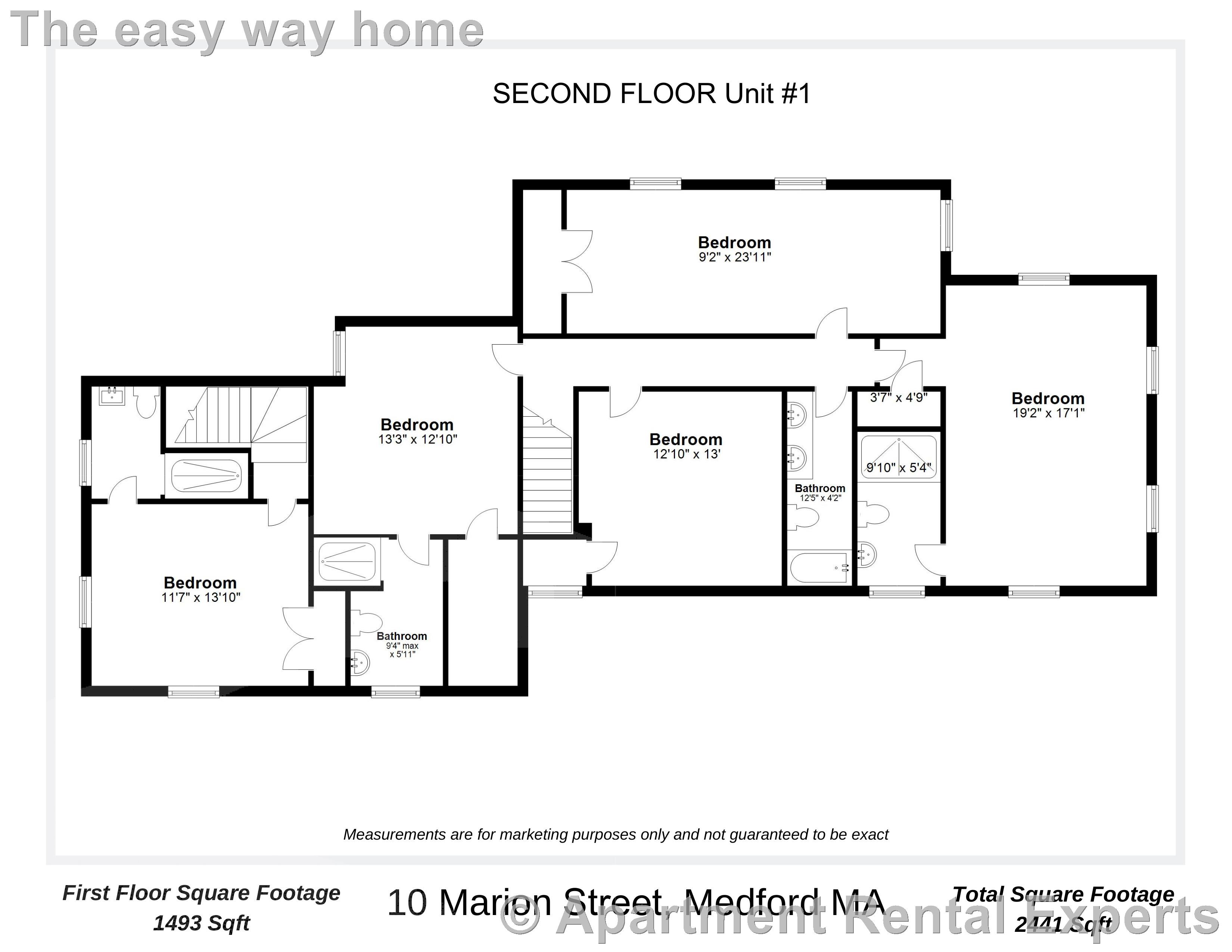 6 bed, 4+ bath apartment for rent at 10 Marion St Unit 1, Tufts — photo 28 of 28