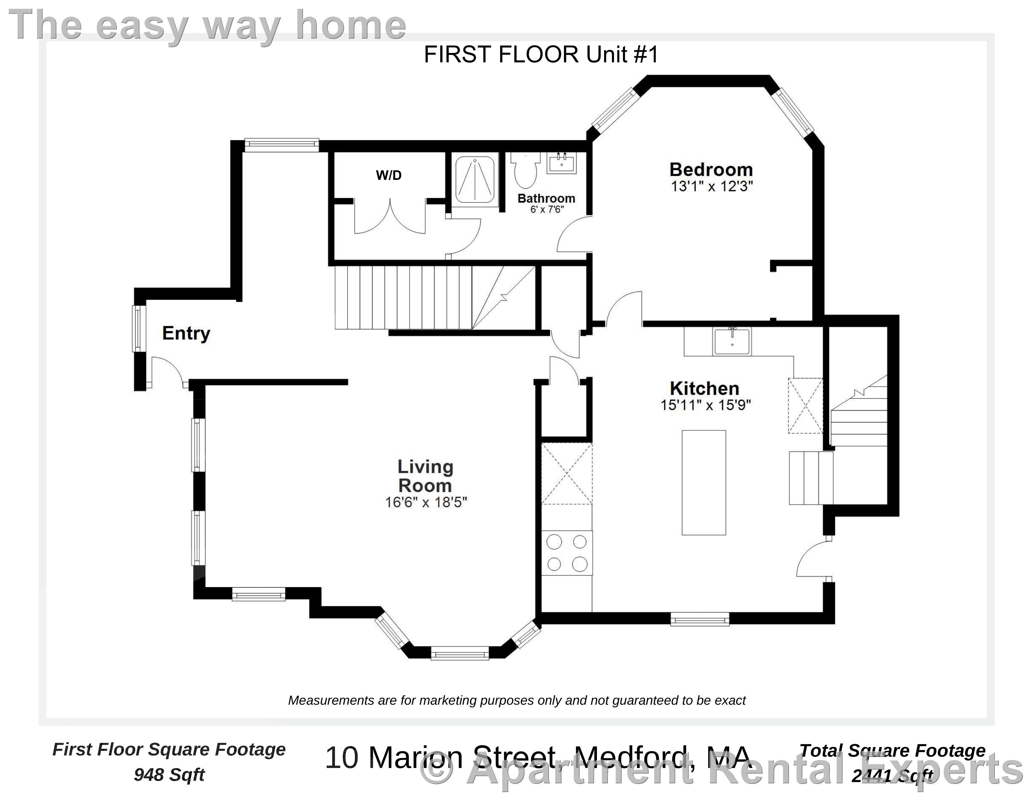 6 bed, 4+ bath apartment for rent at 10 Marion St Unit 1, Tufts — photo 27 of 28