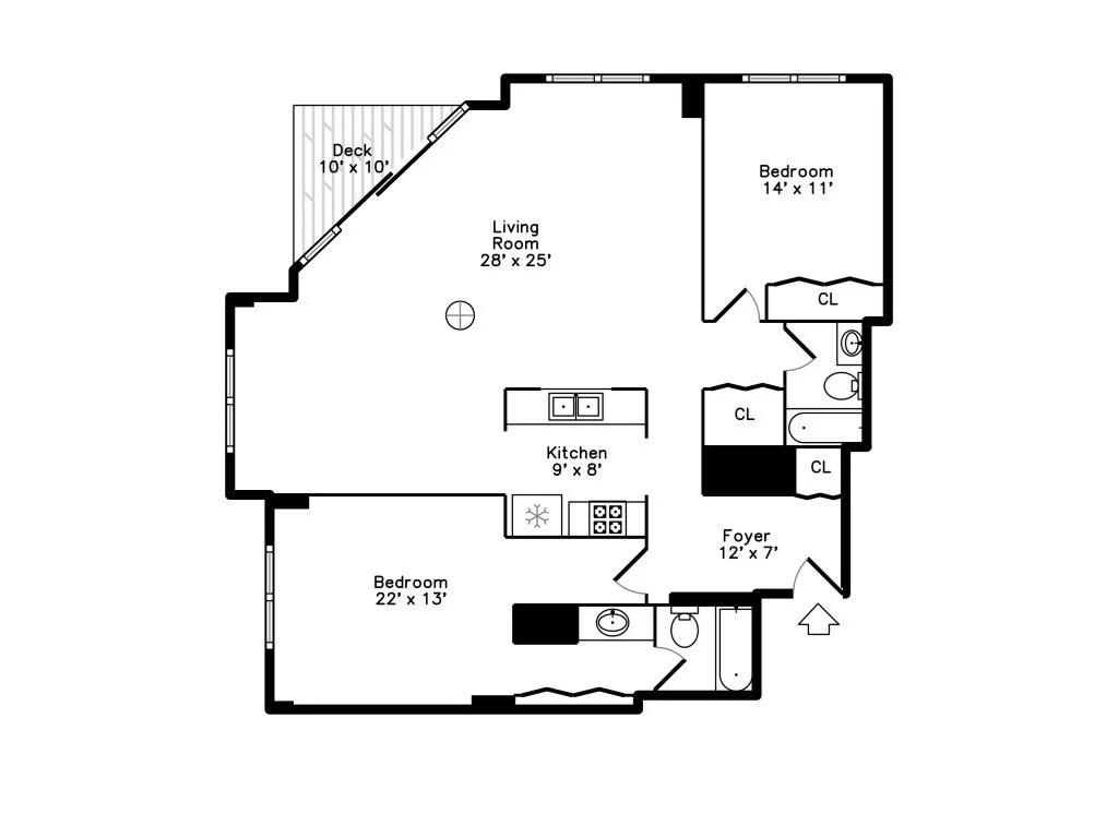 2 bed, 2 bath apartment for rent at 10 Museum Way Unit 2322, East Cambridge — photo 15 of 32