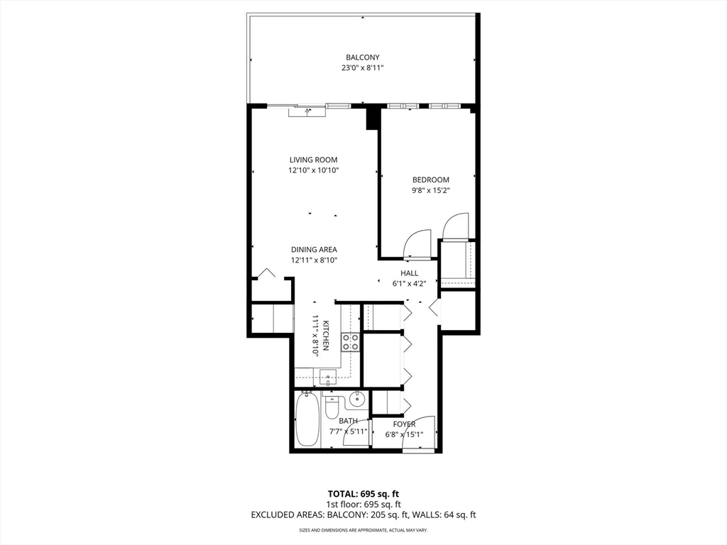 1 bed, 1 bath apartment for rent at 10 Rogers St Unit 214, East Cambridge — photo 16 of 16