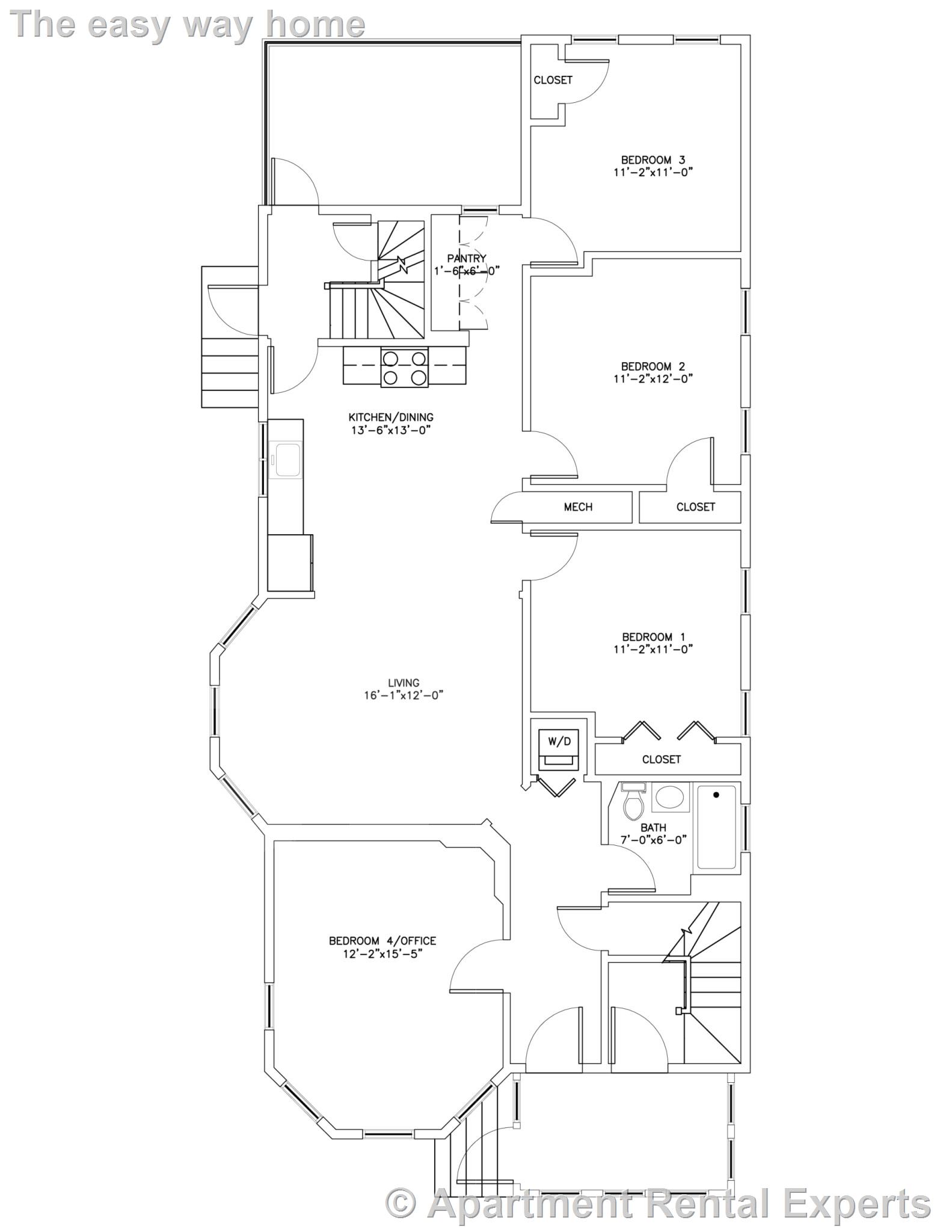4 bed, 1 bath apartment for rent at 10 Stone Pl Unit 2, Union Square — photo 11 of 11