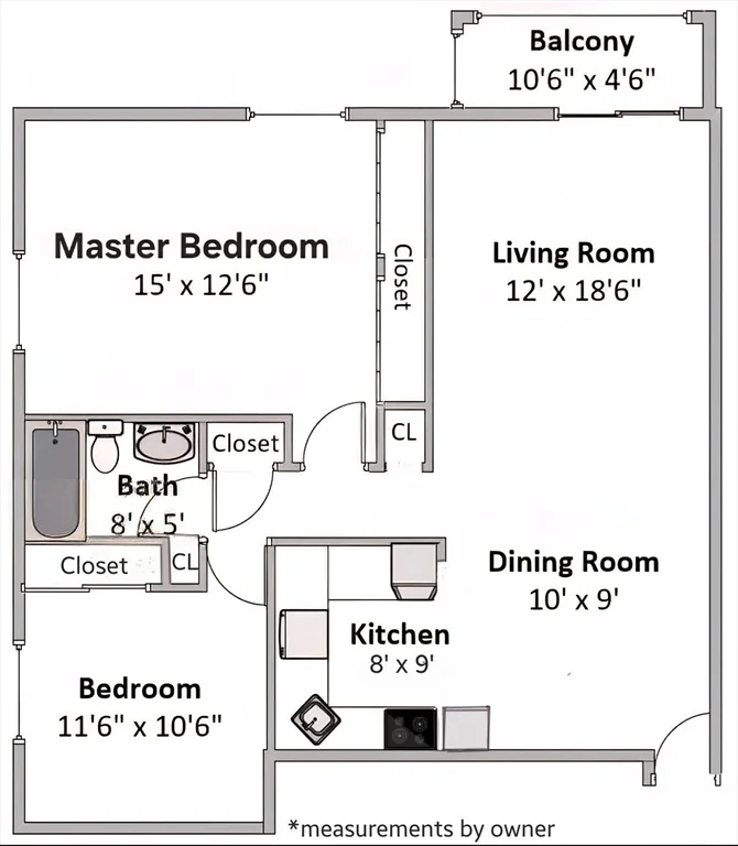 2 bed, 1 bath apartment for rent at 10 Williams St Unit 75, Newton Corner — photo 8 of 17