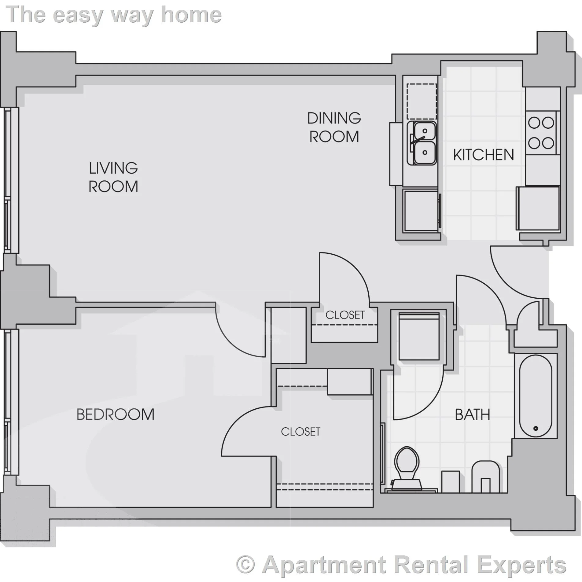 1 bed, 1 bath apartment for rent at 100 Landsdowne St Unit 1810, Central Square — photo 10 of 10