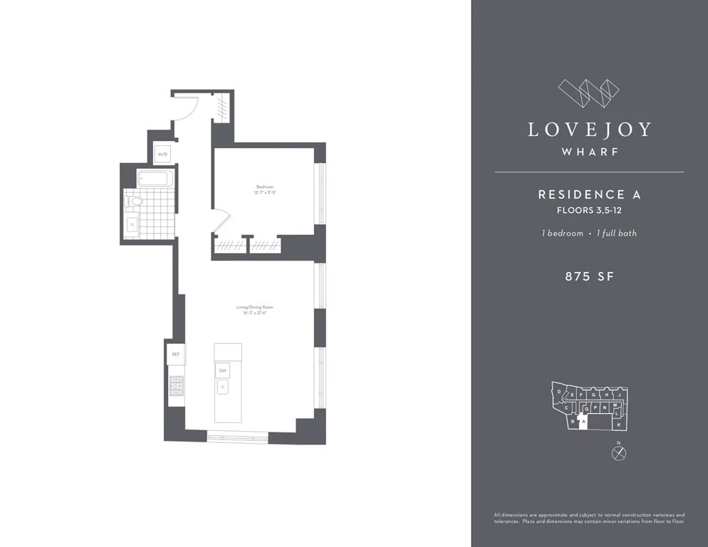 1 bed, 1 bath apartment for rent at 100 Lovejoy Pl Unit 10A, Waterfront — photo 11 of 11