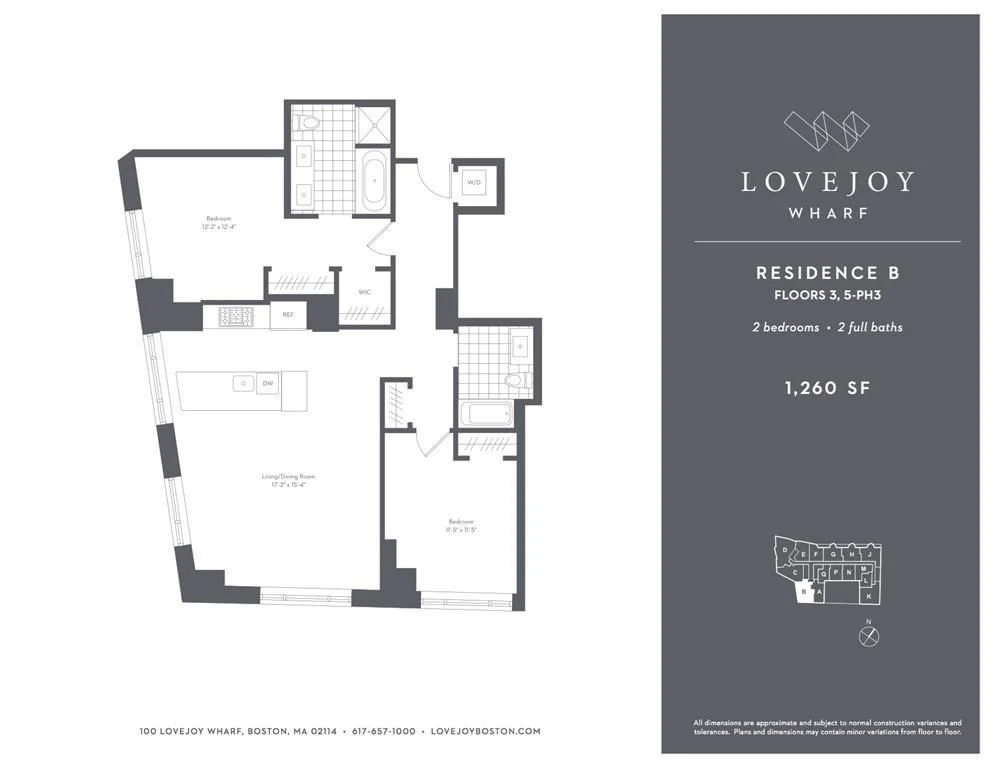 2 bed, 2 bath apartment for rent at 100 Lovejoy Pl Unit 11B, Waterfront — photo 11 of 11