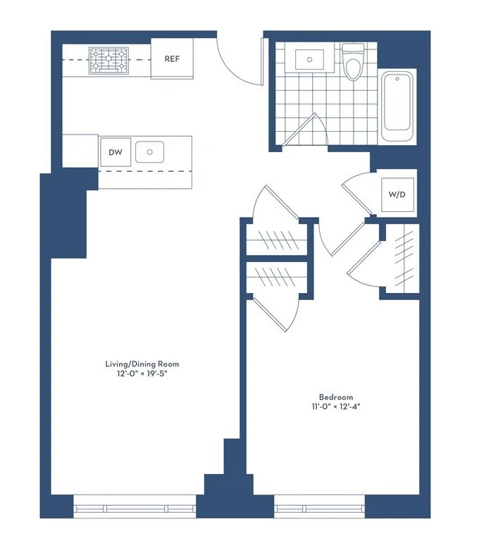 1 bed, 1 bath apartment for rent at 100 Lovejoy Pl Unit 12N, Waterfront — photo 10 of 10