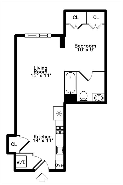 1 bed, 1 bath apartment for rent at 100 Lovejoy Wharf Unit 11Q, Waterfront — photo 24 of 24