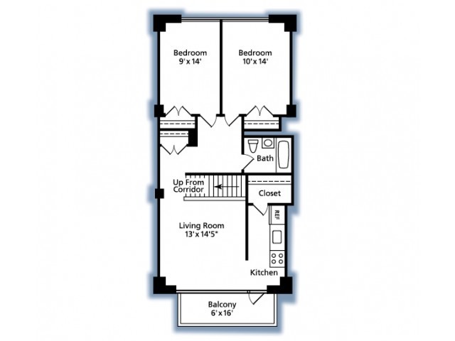 2 bed, 1 bath apartment for rent at 100 Memorial Dr Unit 8-19A, Kendall Square — photo 1 of 8