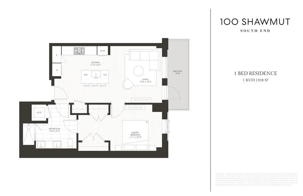 1 bed, 1 bath apartment for rent at 100 Shawmut Ave Unit 515, South End — photo 31 of 32