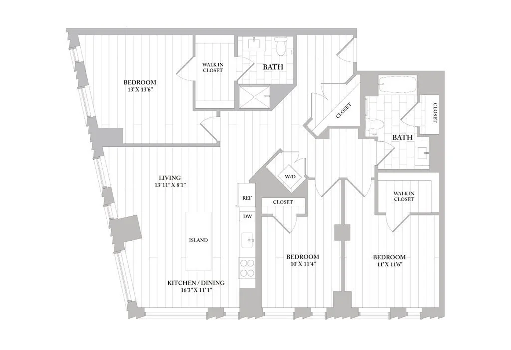 3 bed, 2 bath apartment for rent at 100 Sudbury St Unit 2502, North End — photo 19 of 19