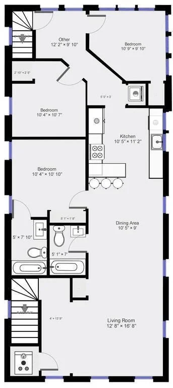 3 bed, 2 bath apartment for rent at 1008 Winthrop Ave Unit 2, Revere — photo 19 of 19