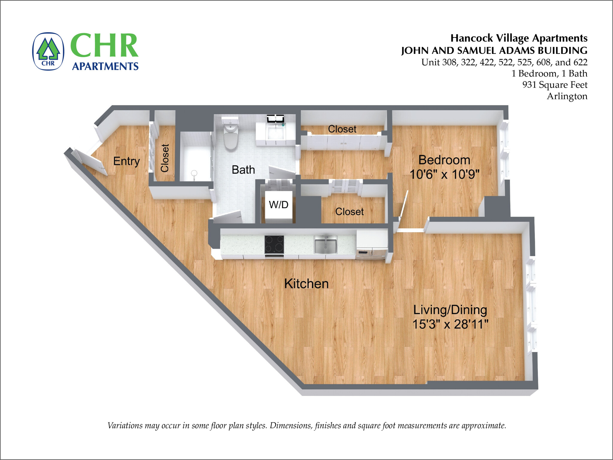 1 bed, 1 bath apartment for rent at 101 Asheville Rd Unit A322, Chestnut Hill — photo 7 of 11