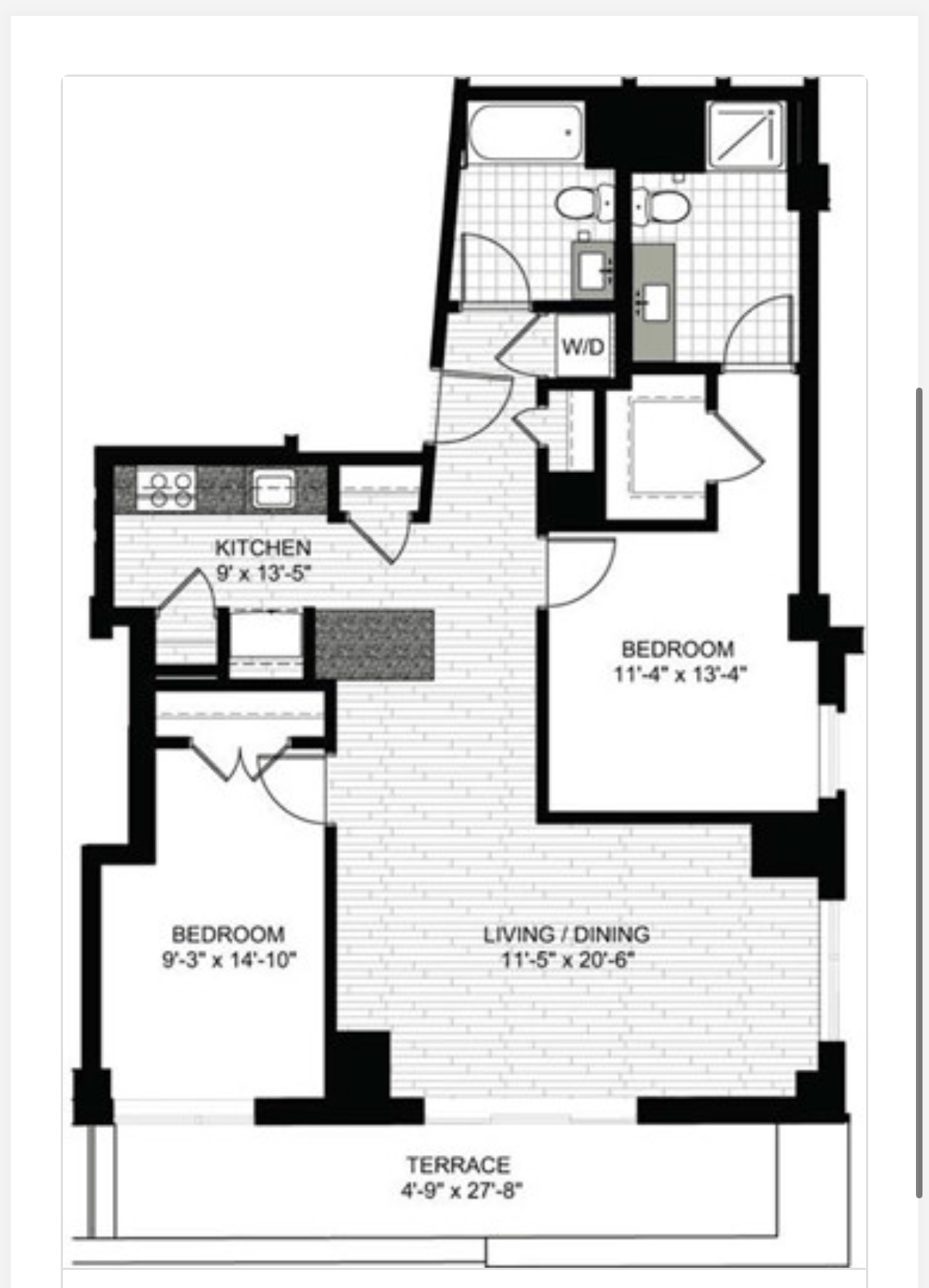 2 bed, 2 bath apartment for rent at 101 Canal St Unit 904, West End — photo 3 of 3